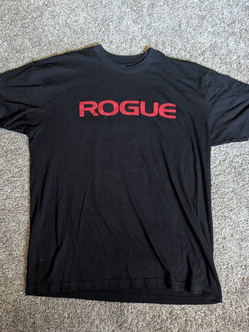 Rogue Firness Black Size XL Short Sleeve Lifting/Crossfit/Training Shirt
